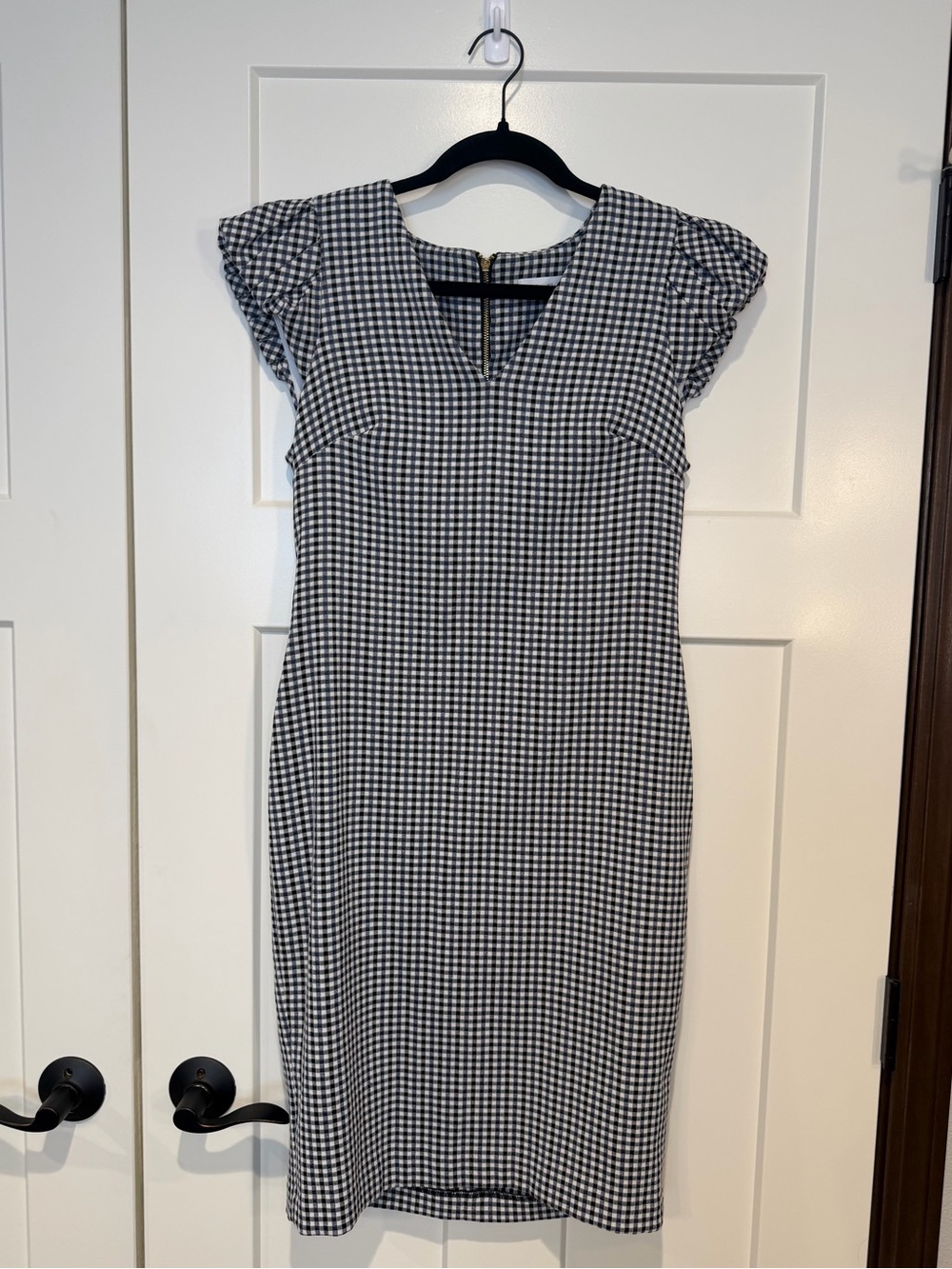 Calvin Klein Gingham Sheath
Midi Dress - Picture 3 of 10